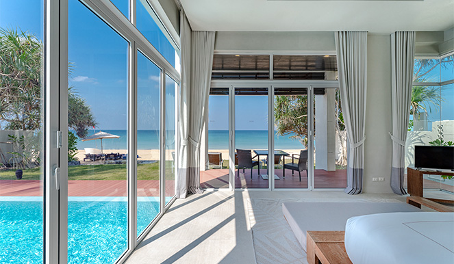 Villa 3 chambres avec piscine en bord de mer