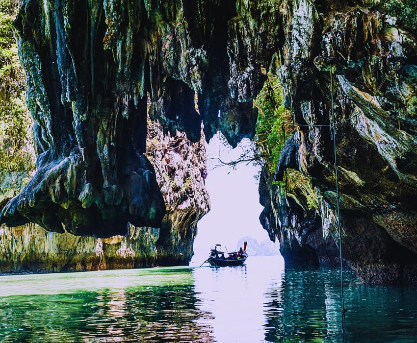 Sea Caves in Phang Nga Bay - Aleenta Phuket - Phang Nga Resort & Spa